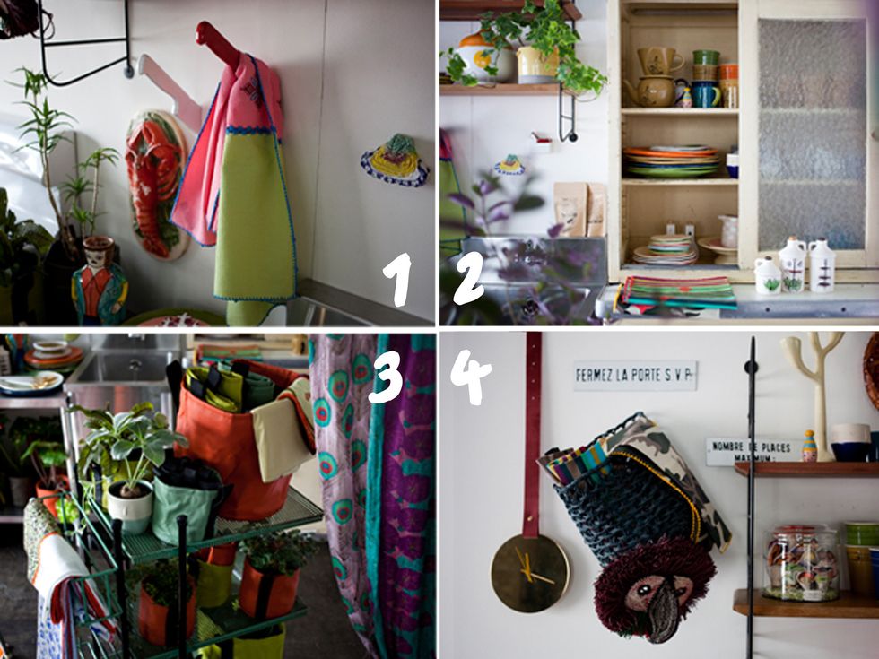 Green, Teal, Turquoise, Shelving, Shelf, Bag, Interior design, Flowerpot, Home accessories, Craft, 