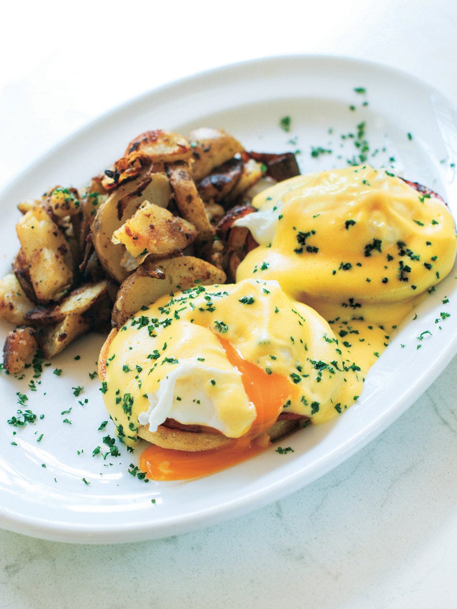 Food, Ingredient, Dishware, Dish, Recipe, Serveware, Tableware, Breakfast, Eggs benedict, Cuisine, 