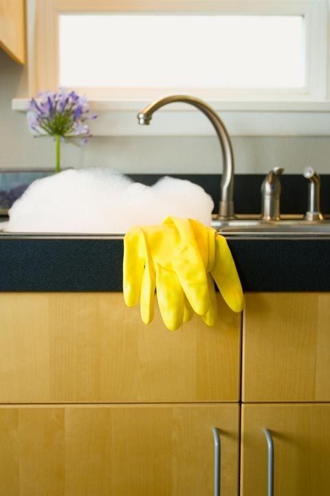 Yellow, Countertop, Room, Property, Sink, Towel, Kitchen, Bathroom, Furniture, Interior design, 