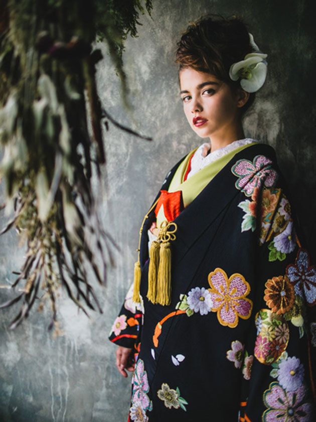 Kimono, Clothing, Hairstyle, Costume, Beauty, Fashion, Shimada, Spring, Photography, Dress, 