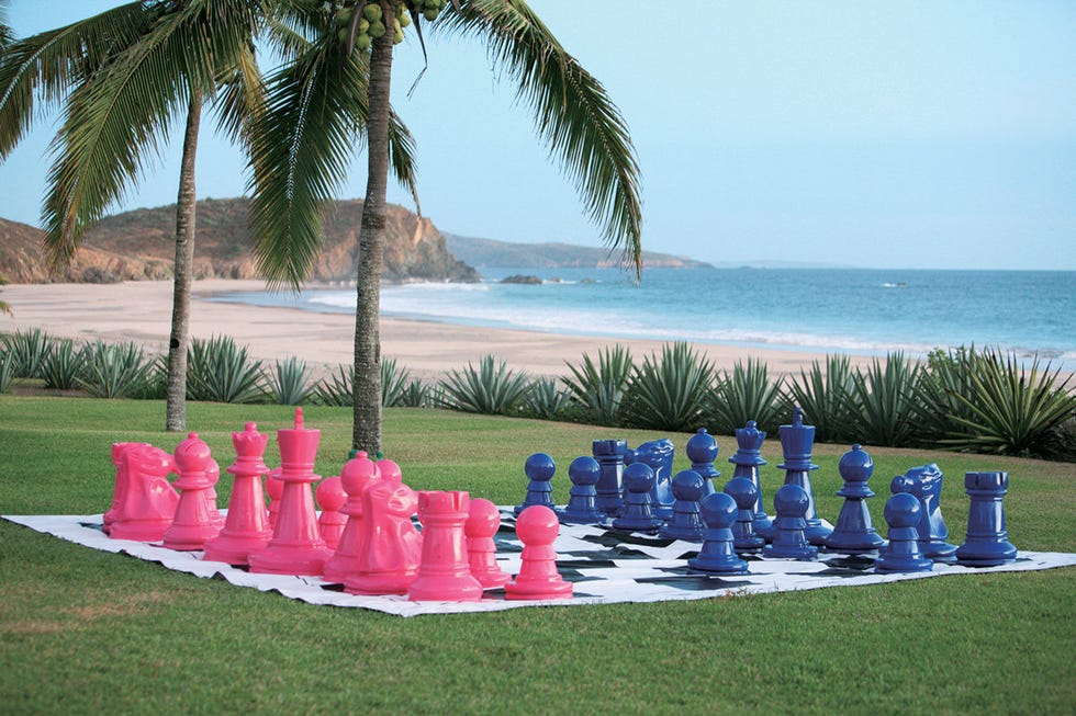 Games, Beach, Chess, Vacation, Recreation, Grass, Tree, Architecture, Indoor games and sports, Leisure, 
