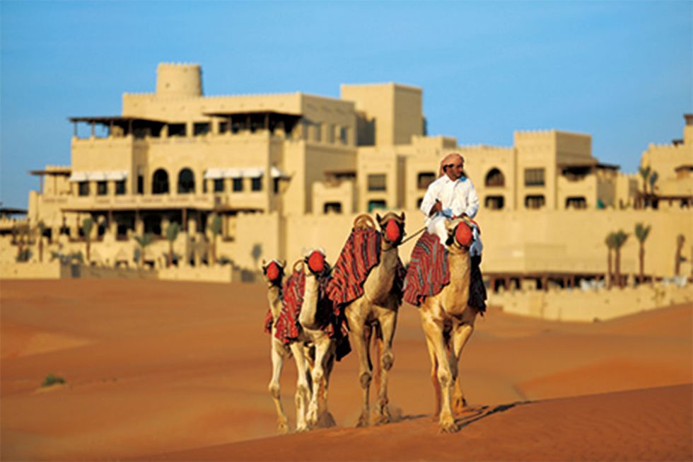 Camel, Natural environment, Camelid, Vertebrate, Landscape, Working animal, Sand, Aeolian landform, Standing, Tourism, 