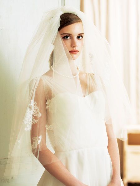 Clothing, Bridal veil, Bridal clothing, Veil, Sleeve, Skin, Shoulder, Photograph, Dress, Joint, 
