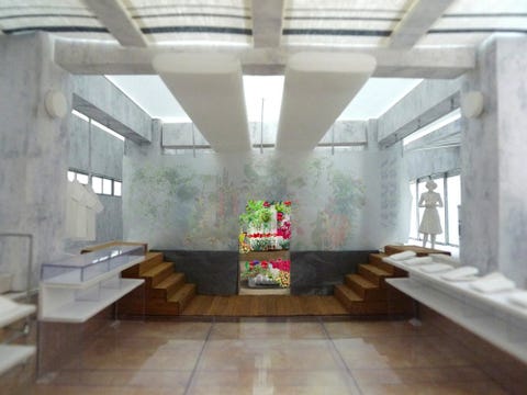 話題の新スポット ザ プール青山 に 花屋 が期間限定オープン