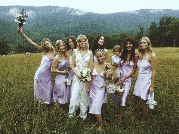 Photograph, Dress, Happy, People in nature, Summer, Formal wear, Lavender, Beauty, Meadow, One-piece garment, 