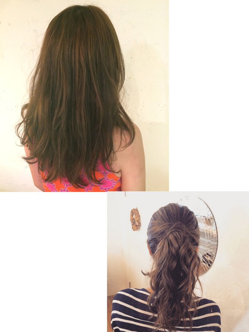 Hair, Human, Brown, Hairstyle, Shoulder, Joint, Back, Style, Long hair, Beauty, 