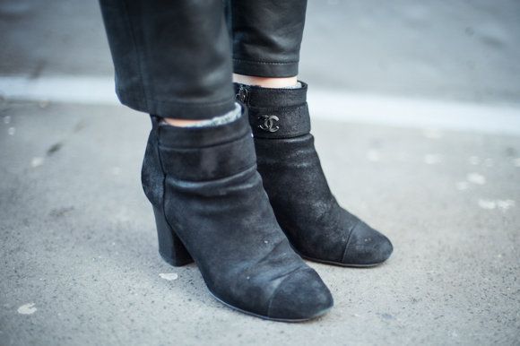 Shoe, Boot, Leather, Fashion, Black, Grey, Street fashion, Fashion design, Silver, Natural material, 
