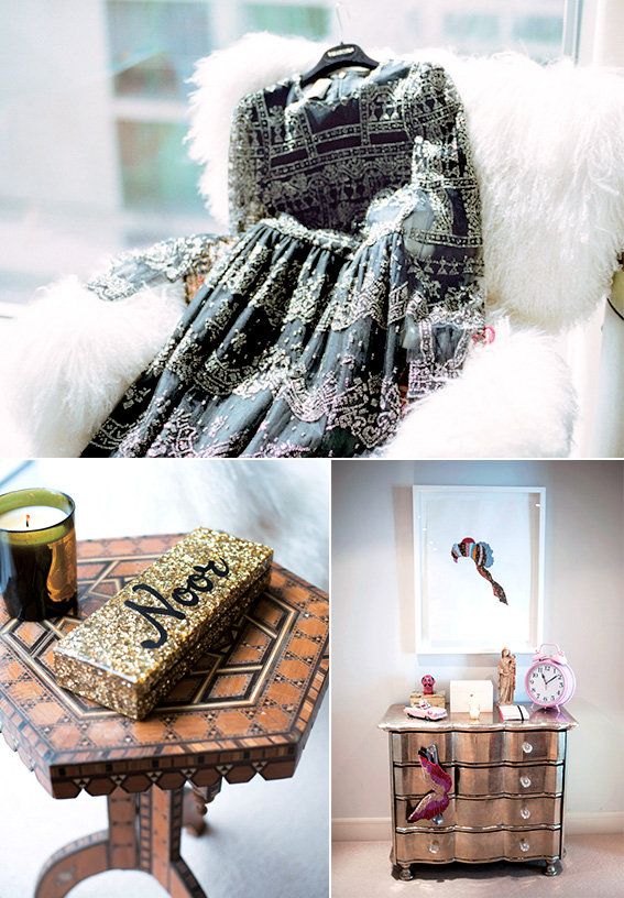 Textile, Dress, Mannequin, Pattern, Natural material, Chest of drawers, Fur, Cabinetry, Home accessories, Design, 
