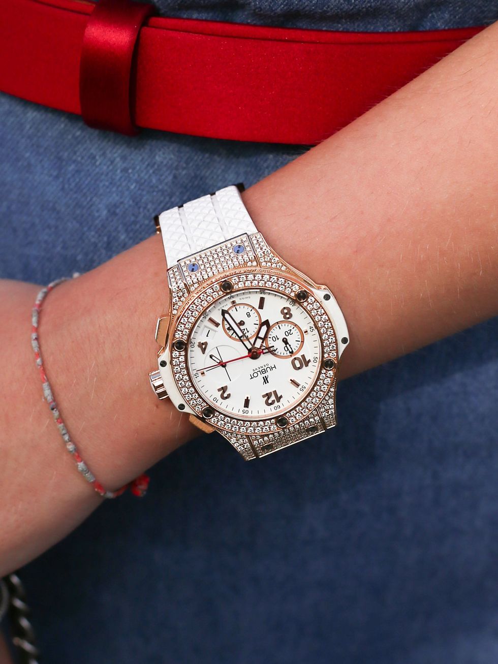 Watch, Wrist, Analog watch, Red, Fashion accessory, Watch accessory, Carmine, Bracelet, Fashion, Everyday carry, 