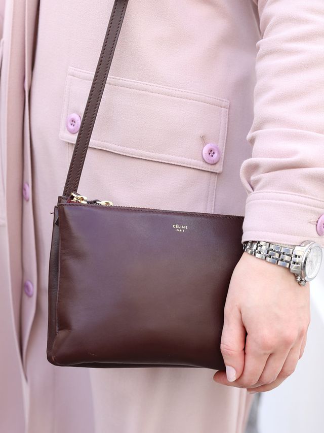 Pink, Clothing, Magenta, Leather, Bag, Lilac, Outerwear, Beige, Lavender, Brown, 