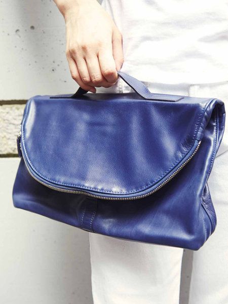 Blue, Textile, Bag, Fashion, Leather, Shoulder bag, Electric blue, Material property, Pocket, Strap, 