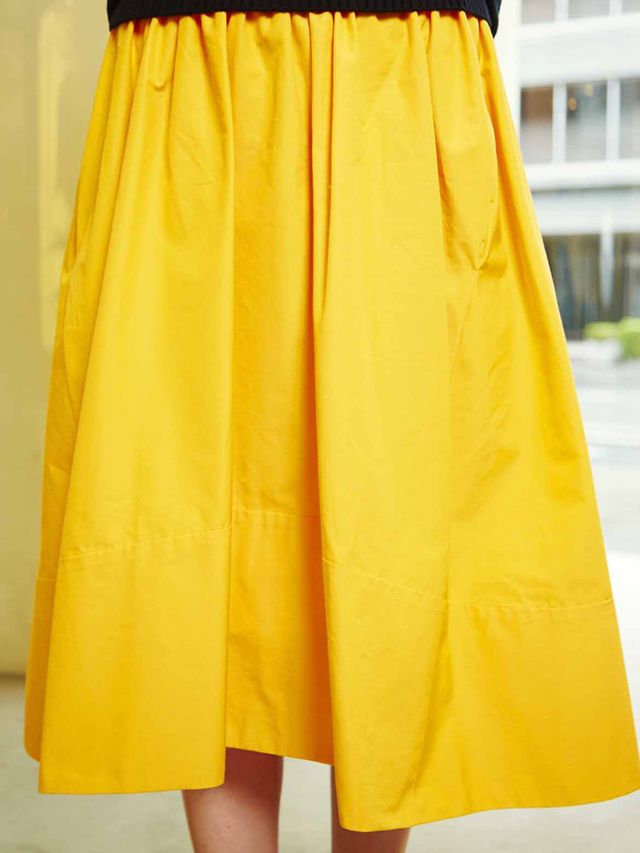 Yellow, Orange, Textile, Amber, Fashion, Tints and shades, One-piece garment, Day dress, Fashion design, Pattern, 