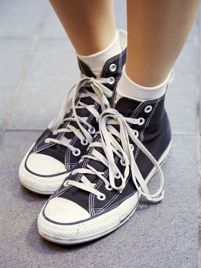 Footwear, Human leg, Shoe, White, Style, Athletic shoe, Carmine, Fashion, Black, Sneakers, 