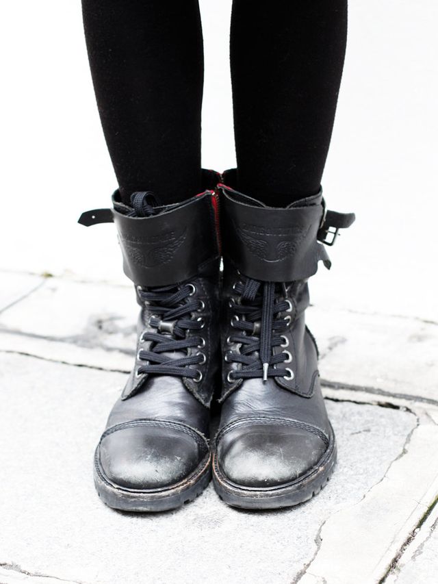 Footwear, Boot, Fashion, Leather, Black, Fashion design, Silver, Motorcycle boot, 