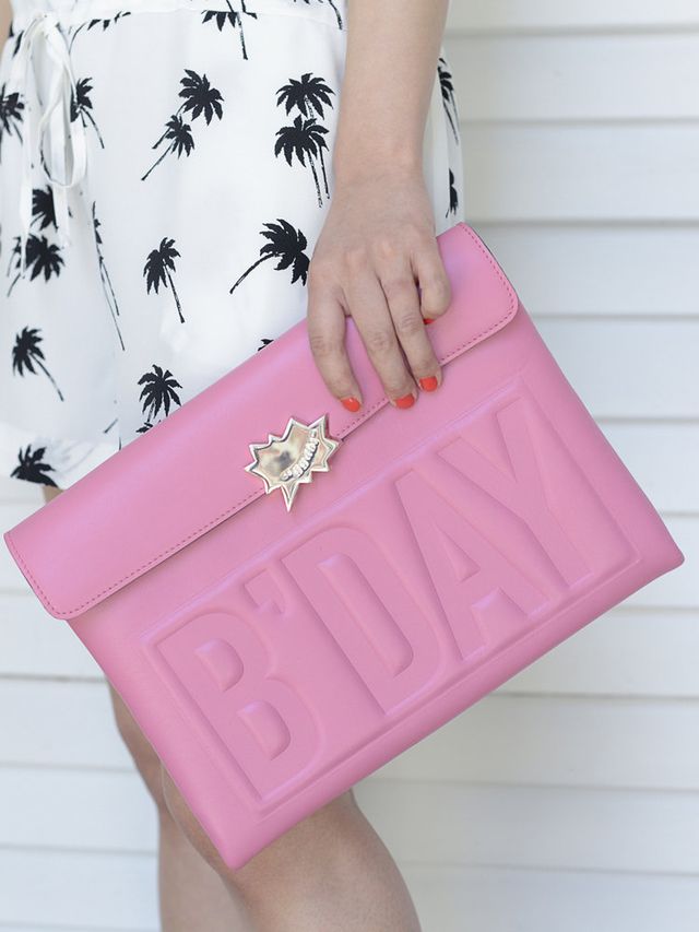 Textile, Magenta, Pink, Style, Fashion, Bag, Nail, Wallet, Peach, Everyday carry, 