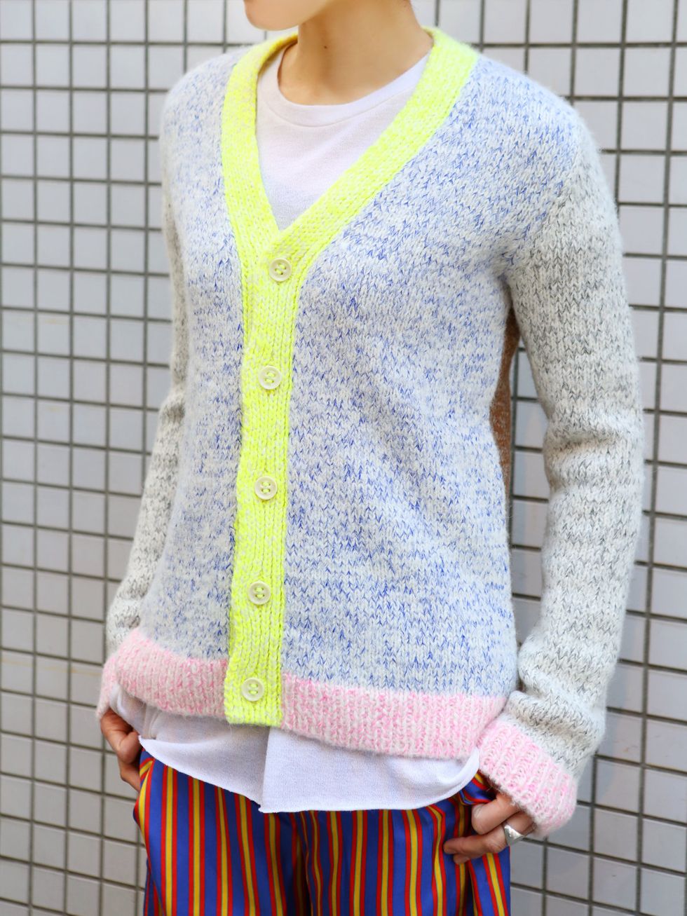 Product, Yellow, Sleeve, Pattern, Shoulder, Textile, Sweater, Wool, Fashion, Neck, 