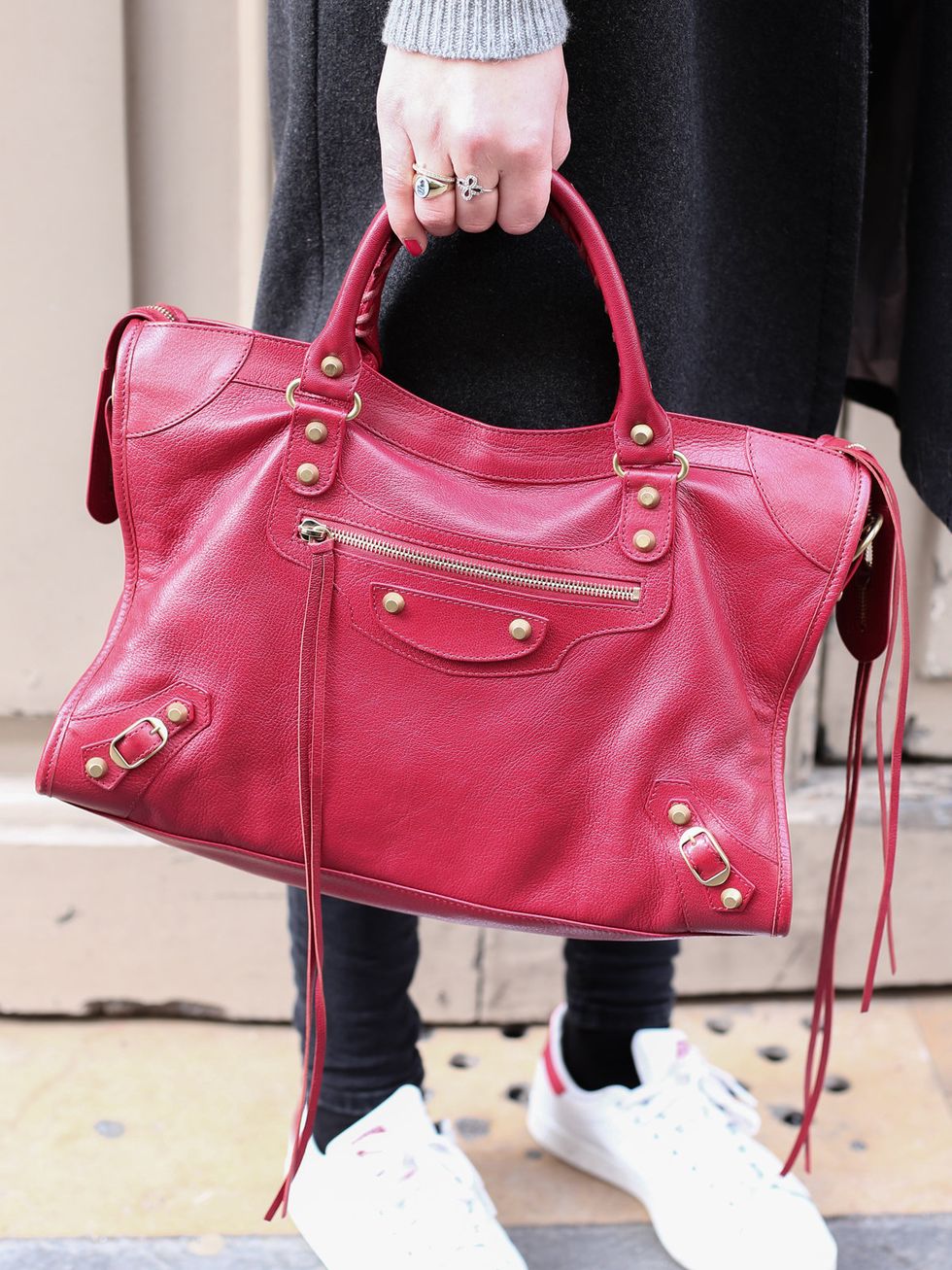 Product, Textile, Bag, Red, Outerwear, White, Fashion accessory, Style, Street fashion, Pattern, 