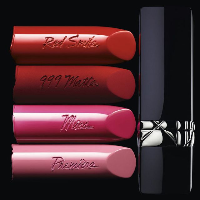 Lipstick, Text, Red, Pink, Magenta, Carmine, Tints and shades, Cosmetics, Peach, Cylinder, 
