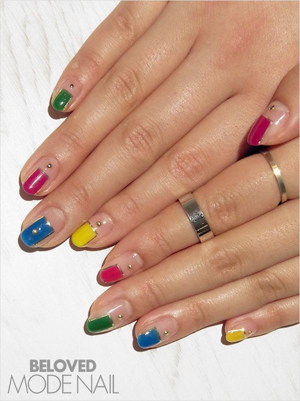 Blue, Finger, Yellow, Skin, Nail, Nail care, Manicure, Nail polish, Pink, Style, 