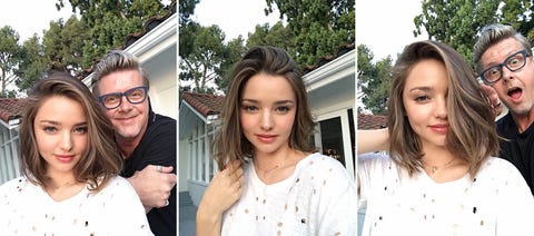 新ボブが話題 ミランダ カーのヘアカット現場に潜入 新ボブが話題 ミランダ カーのヘアカット現場に潜入