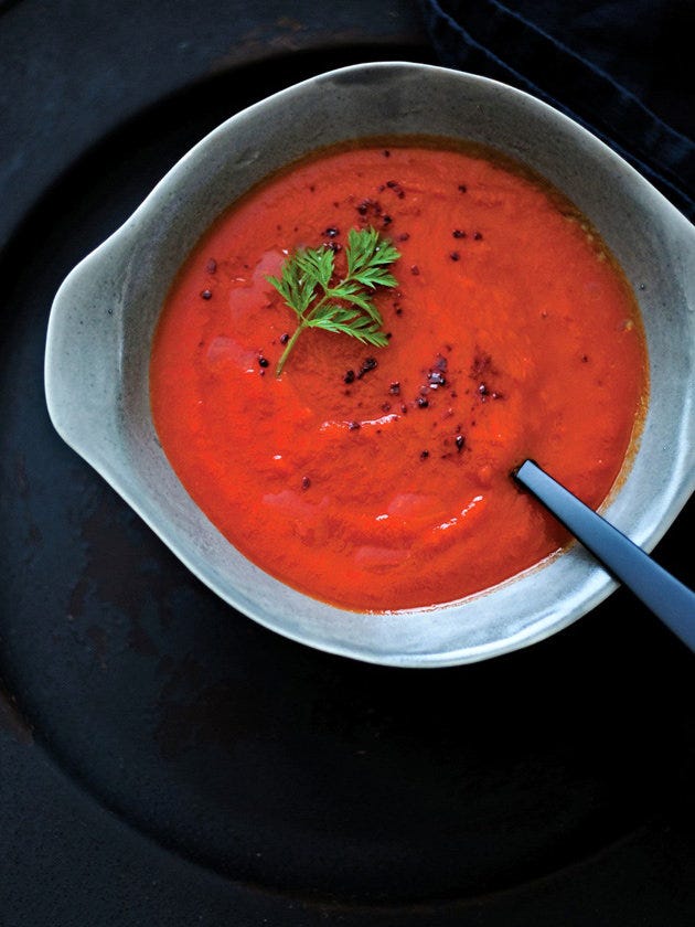 Food, Condiment, Tableware, Tomato soup, Soup, Sauces, Liquid, Ingredient, Recipe, Dish, 