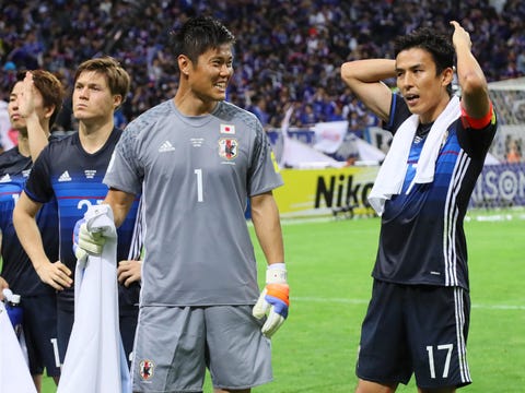 ロシアw杯出場なるか 歴代日本代表選手の仲良しショットでほっこり
