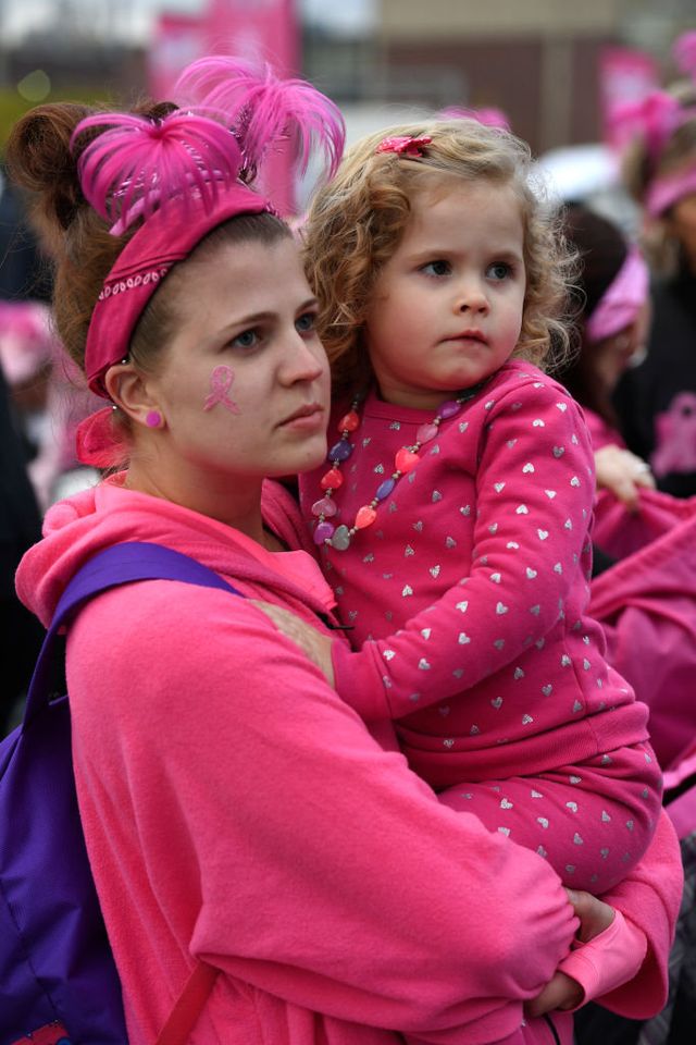 Pink, People, Tradition, Magenta, Child, Interaction, Event, Headgear, Smile, Hug, 
