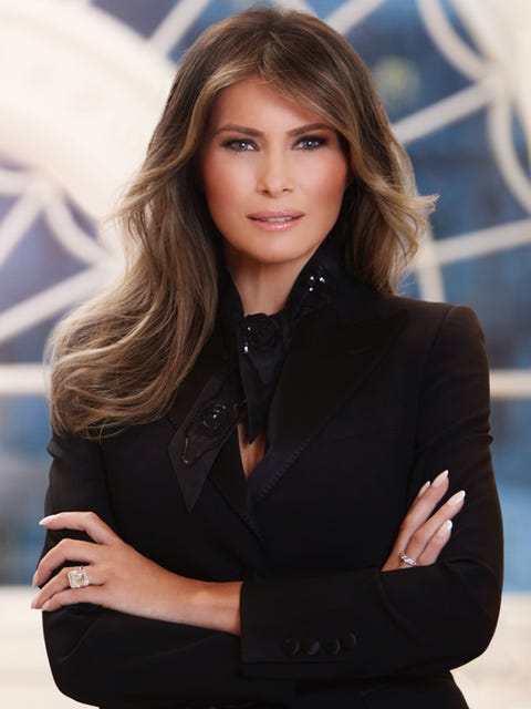 ボディランゲージは何を語る メラニア トランプ大統領夫人 初の公式ポートレートが発表