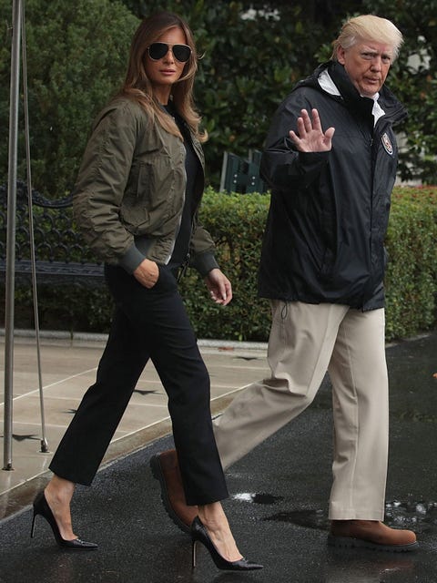 態度も大きい メラニア トランプ大統領夫人のピンヒールに非難轟々