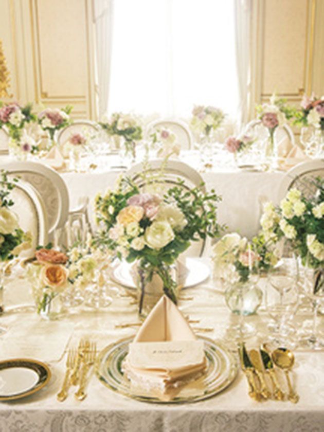 Decoration, Centrepiece, Yellow, Green, Pink, Flower, Flower Arranging, Table, Floral design, Tablecloth, 