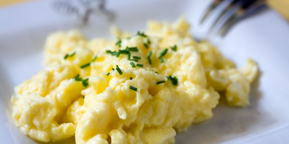 Food, Yellow, Breakfast, Recipe, Dish, Cuisine, Ingredient, Instant mashed potatoes, Meal, Garnish, 