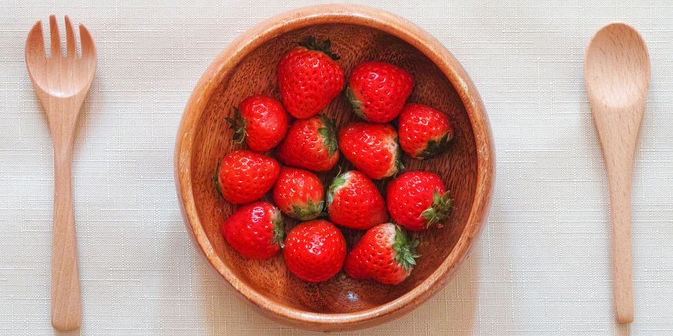 Food, Natural foods, Sweetness, Produce, Fruit, Strawberry, Red, Seedless fruit, Strawberries, Accessory fruit, 
