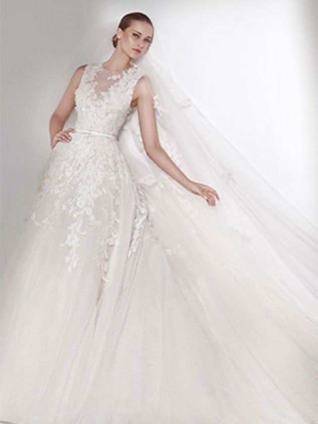 Gown, Wedding dress, Clothing, Dress, Fashion model, Bridal clothing, Bridal party dress, Shoulder, Photograph, Bride, 