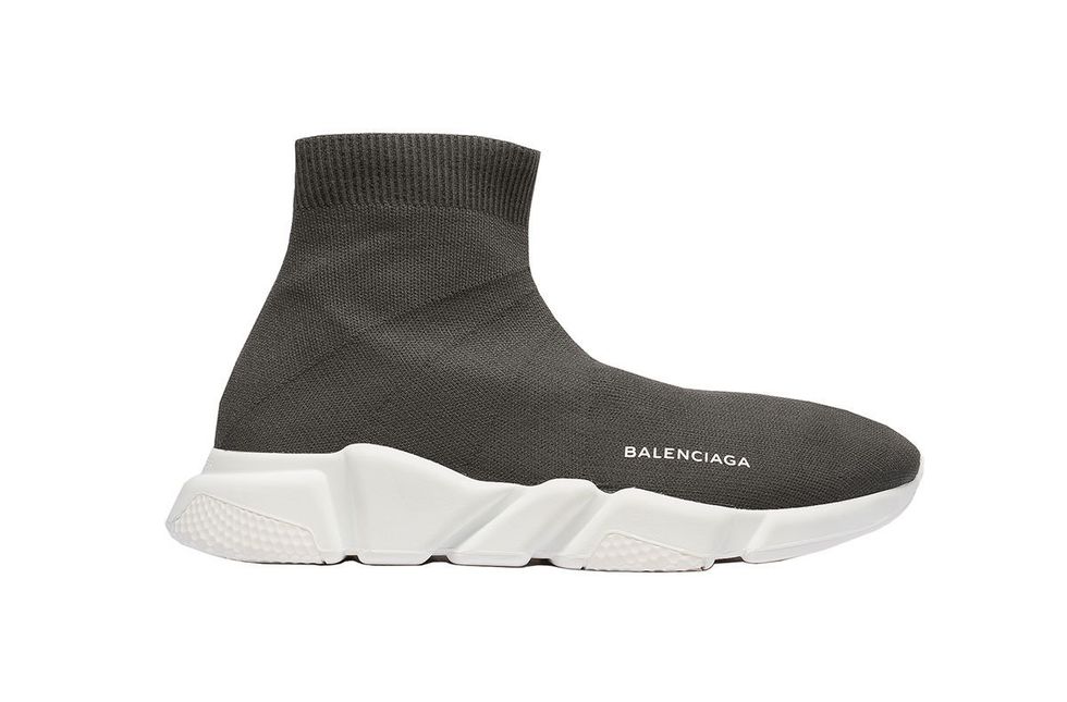 White, Boot, Black, Grey, Beige, Sock, Walking shoe, Fashion design, Synthetic rubber, 