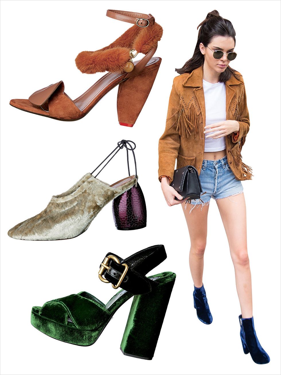 Footwear, Product, Brown, Textile, Outerwear, Denim, Style, Fashion accessory, Bag, Sunglasses, 