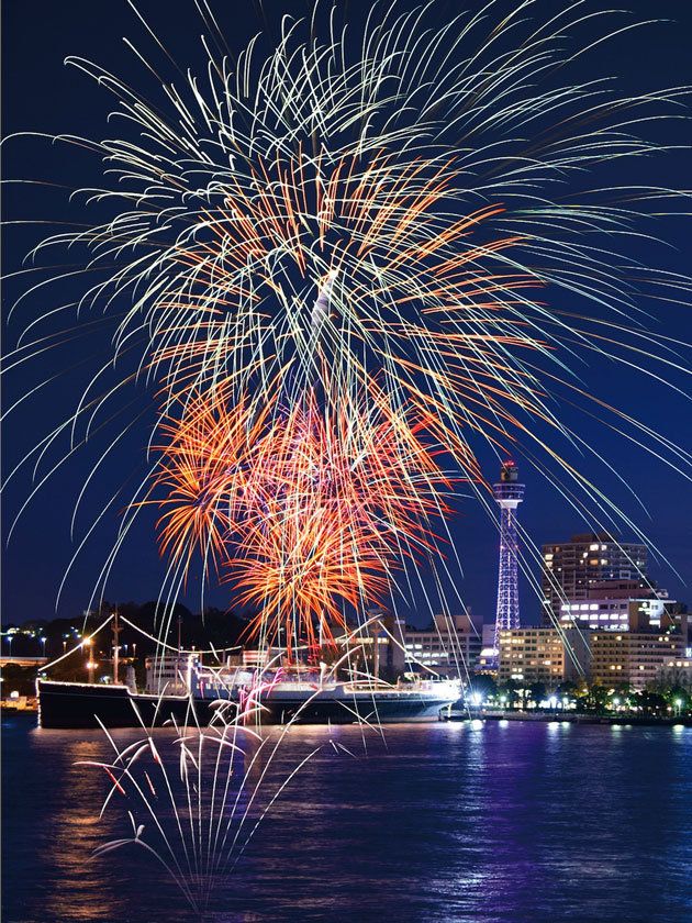 Fireworks, New Years Day, Sky, Night, Landmark, Midnight, Event, Reflection, Holiday, Festival, 