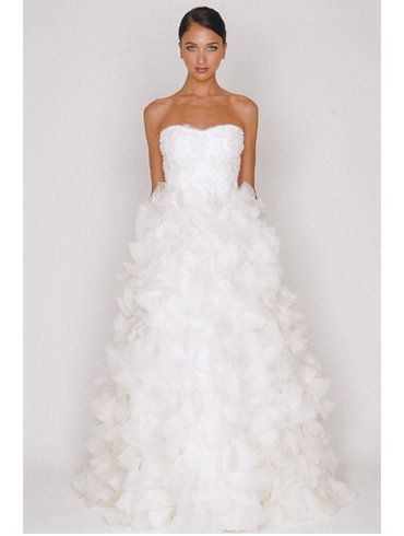 Gown, Wedding dress, Clothing, Dress, Bridal clothing, Strapless dress, Shoulder, A-line, Bridal party dress, Fashion model, 