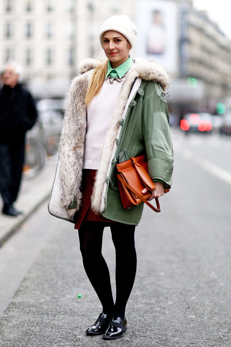 Leg, Textile, Winter, Outerwear, Bag, Street, Street fashion, Style, Jacket, Fashion, 