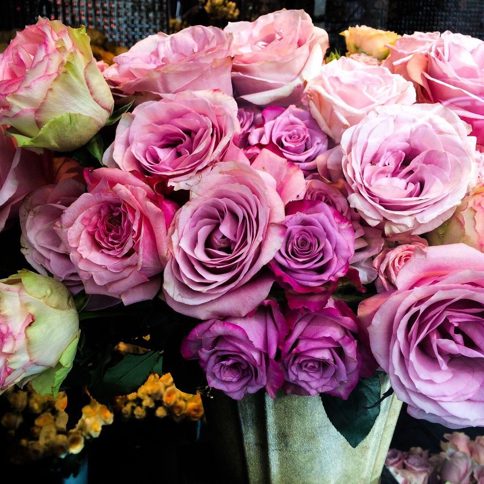 Petal, Flower, Purple, Bouquet, Pink, Cut flowers, Floristry, Flower Arranging, Flowering plant, Rose family, 