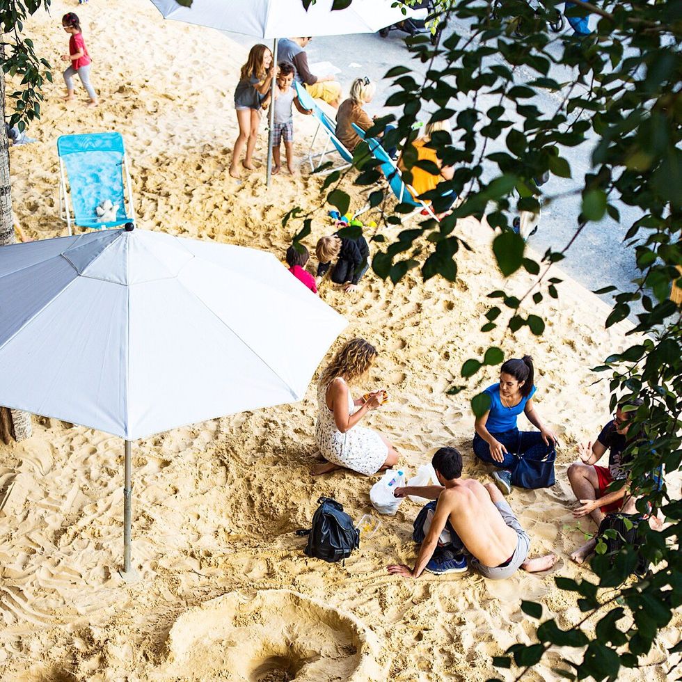 Sand, People in nature, Summer, Vacation, People on beach, Beach, Shade, Umbrella, Sun tanning, Foot, 
