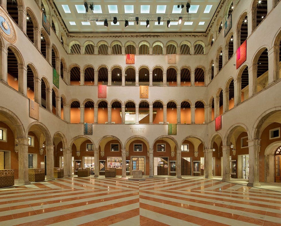 Architecture, Interior design, Ceiling, Arcade, Hall, Lobby, Tile, Column, Arch, Symmetry, 