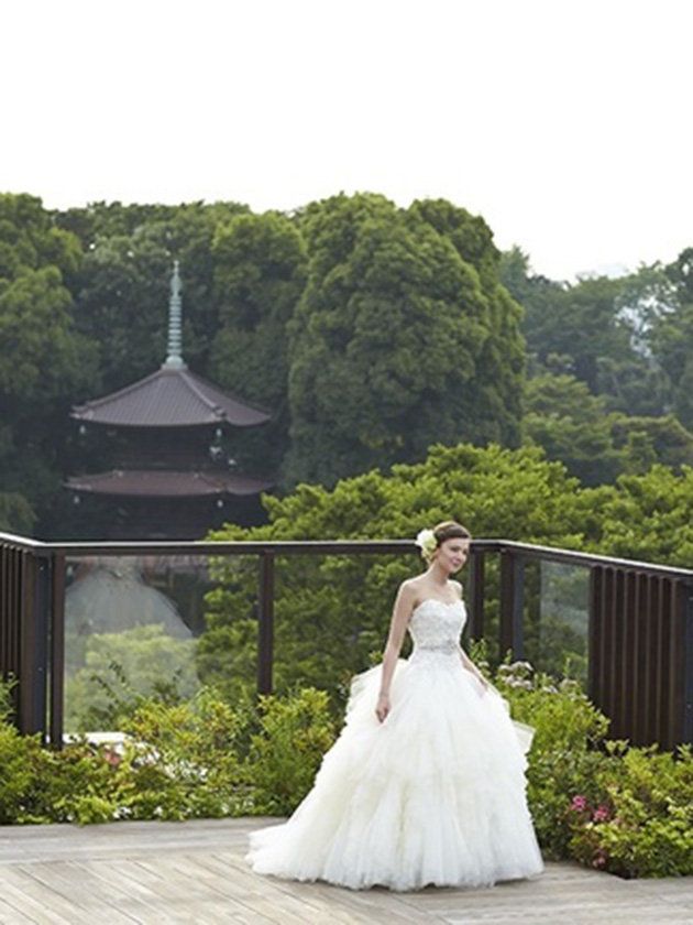 Bride, Wedding dress, Photograph, Dress, Gown, Clothing, Bridal clothing, Bridal party dress, Bridal accessory, Ceremony, 