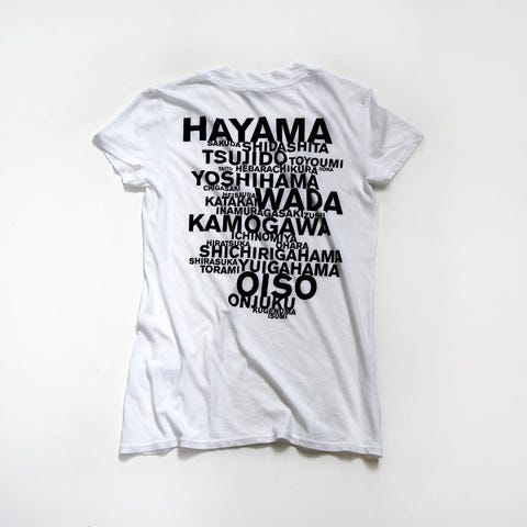 ジェームス パース から日本のサーフビーチを綴った限定ｔシャツが発売