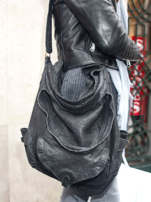 Style, Bag, Black, Shoulder bag, Leather, Strap, Silver, 