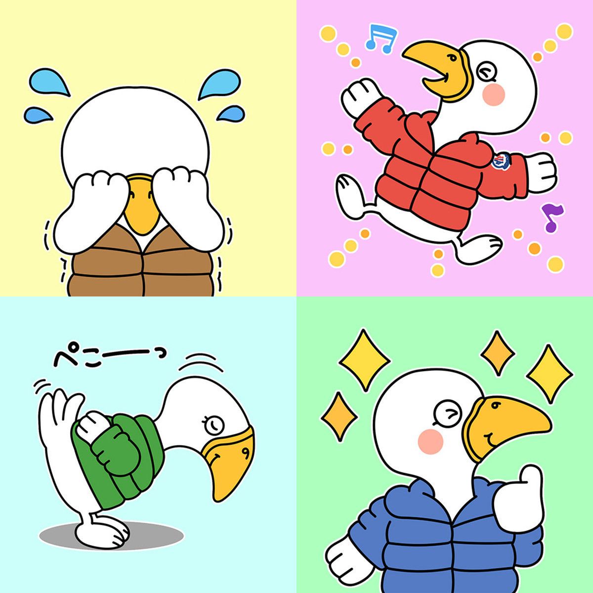 モンクレール」がLINEの公式スタンプをプロデュース！