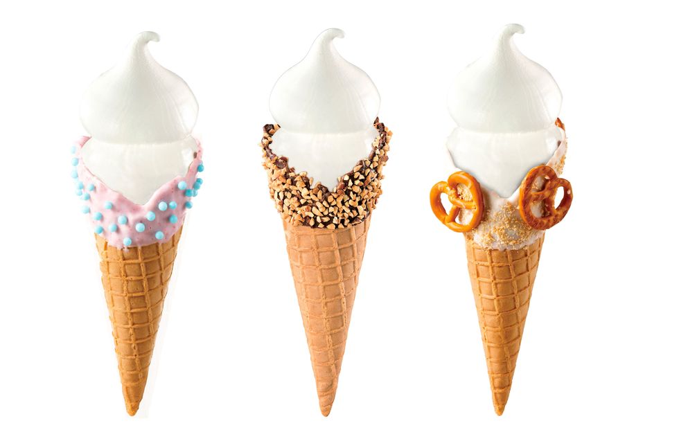 Soft Serve Ice Creams, Ice cream cone, Cone, Frozen dessert, Ice cream, Earrings, Dairy, Food, Dessert, 