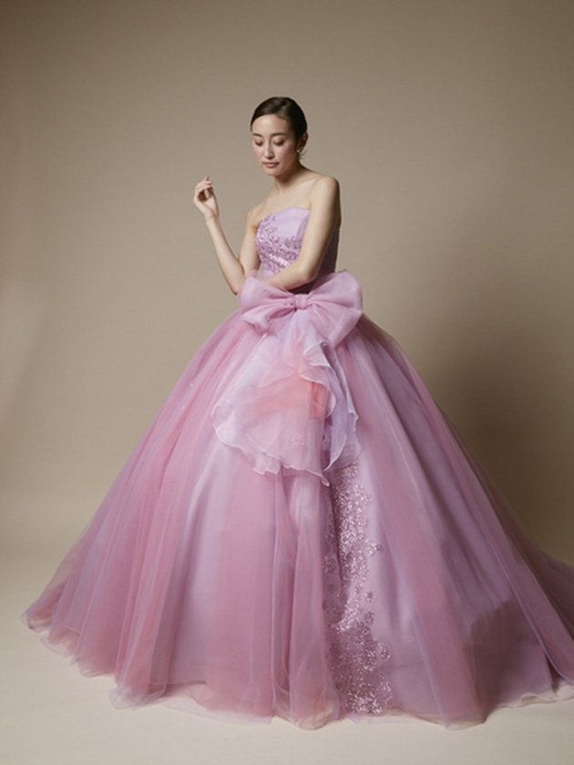 Clothing, Dress, Sleeve, Shoulder, Textile, Purple, Pink, Formal wear, Gown, One-piece garment, 
