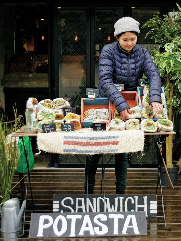Food, Cuisine, Dish, Trade, Selling, Recipe, Advertising, Poster, Outdoor table, Beanie, 