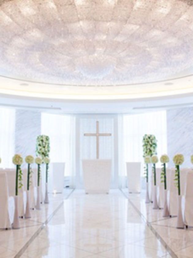 White, Photograph, Ceiling, Chapel, Building, Column, Aisle, Interior design, Architecture, Place of worship, 