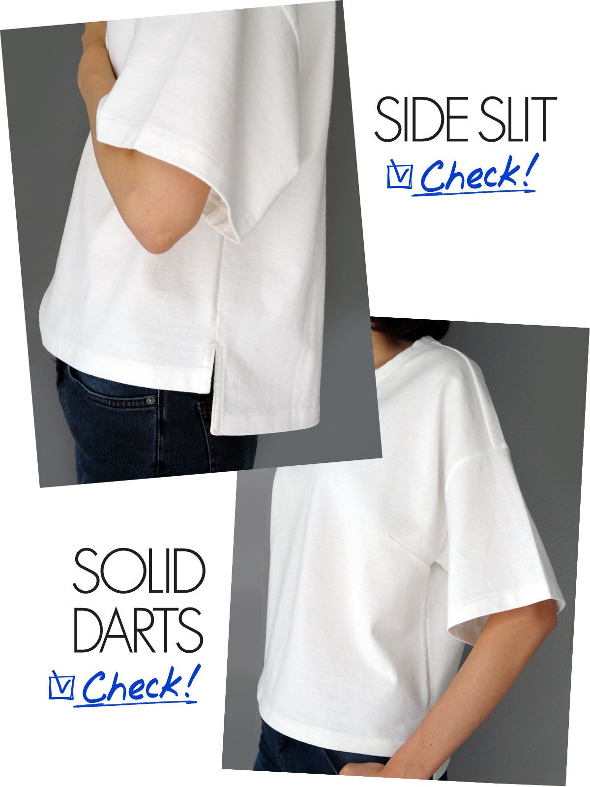 ELLEオンライン限定品 ドロップショルダーt-shirt